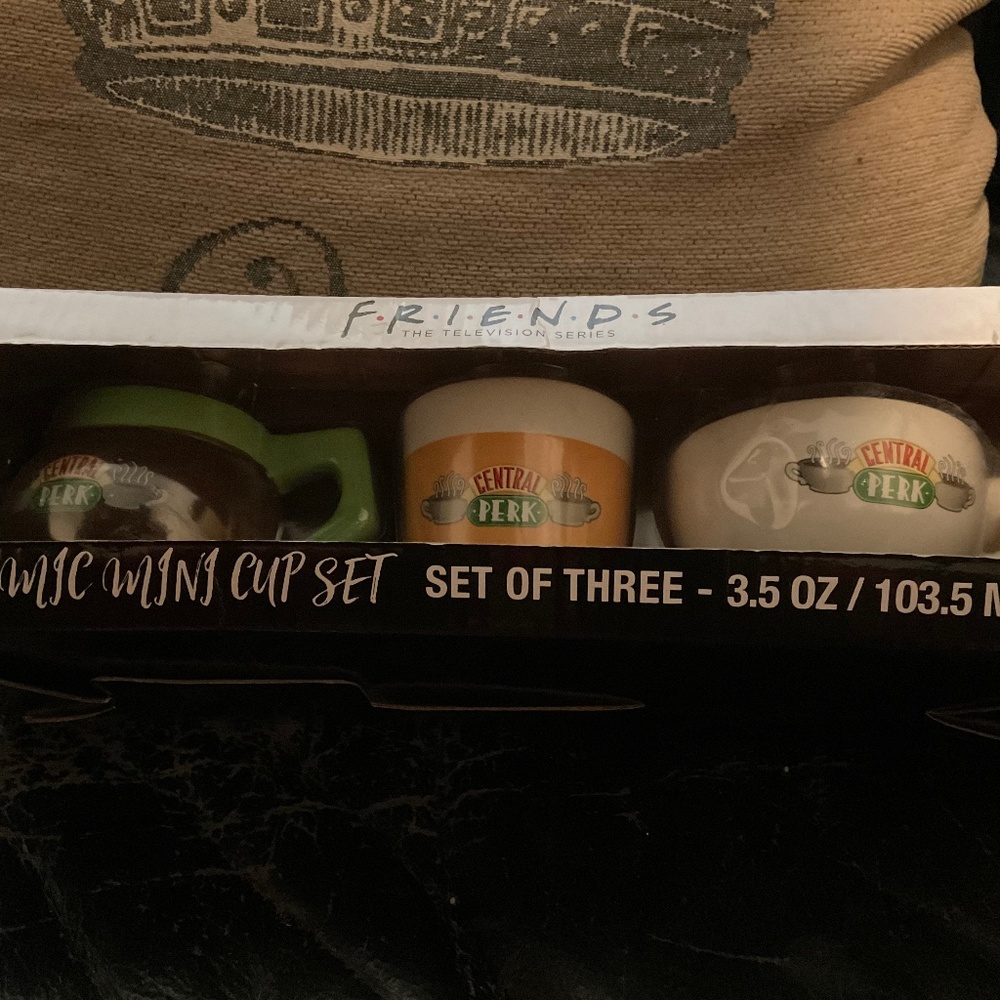 Friends Mini Ceramic Cup Set Trio